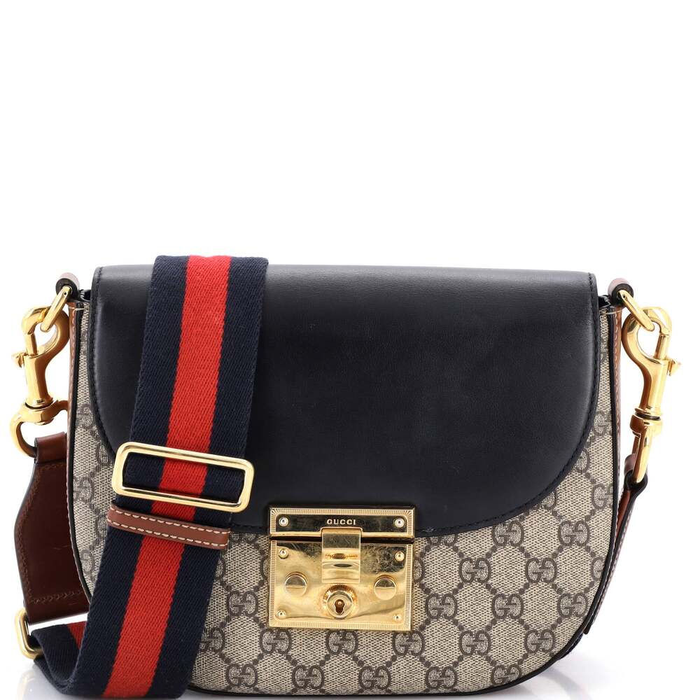 Gucci Padlock Saddle Shoulder Bag Gg #233149G18B